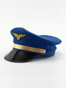 男士帽子套装，装扮帽，帽子，对讲机，徽章，服装，戏服，角色扮演道具，套装，派对，万圣节，节日服装，角色扮演 - 多色1 - 查看 16