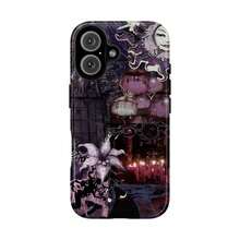Celestial Gothic Phone Case Dark Aesthetic Purple Sun Moon Cover For IPhone 17/16/15/14/13/12/11/Plus/Pro/Pro Max 17Air And Galaxy S25/S24 Plus/S23/S22/S21 Ultra Fantasy Witchy Vibes Spooky Mystical Moonlight Lily Flower Gift For Her Or Him Women Girl - 混合顏色 - 查看 1