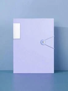 A4 Large Capacity Snap Binder, Document Organizer, Transparent Sleeve File Folder, Office Storage - Multicolor - View 12