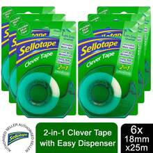 Sellotape Invisible Matt Tape 18mm X 25m With Clever Tape Dispenser, Tearable By Hand And Perfect For Invisible Repairs - Multicolor - View 5