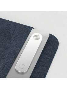 1个黑色/玫瑰红/银色铝合金笔记本电脑侧屏便携式金属手机支架，双屏便携式金属支架，适用于手机和电脑