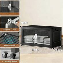 5layer Plastic Storage Bins, Foldable Storage Bins With LIDS And Wheels, Foldable Storage Boxes With Doors, Closet Storage And Storage Drawerscloset Organization And Storage,Dresser Organizer,Organizadores Para Habitación,Toy Storage Organizer,Closet Organizer,Clothes Organizer,Storage Organizer,Storage Cabinet,Organizadores Para Habitación,Clothes Storage,Kitchen Storage,Kitchen Organization And Storage,Storage Organizer For Bedroom,Cabinet Organizer,Room Organization,Under Bed Storage,Room Decor,Home Decor,Organization And Storage,Storage Organizer,Bathroom Storage,Home Organization And Storage,Home Organization And Storage,Pantry Organization And Storage, Foldable Stackable Lockers Outdoor Decor, - 一層 - 查看 9