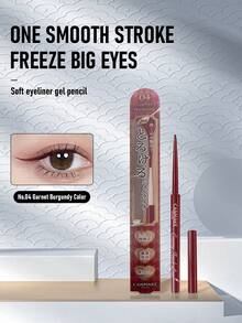 Canmake Creamy Touch Liner #04 石榴紅 0.09g/0.003 Oz | 1.5mm 滑順眼線筆 | 極細滑順筆尖，精準眼線勾勒 | 長效防水 | 高顯色度，柔軟滑順質地 | 耐摩擦 - No.04 Garnet Burgundy Color - 查看 6