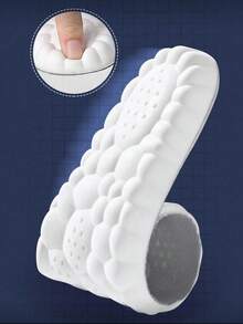 High Elastic Latex Insoles, Shock Absorbing, Arch Support, Breathable Sports Shoe Insoles