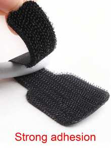 1/5/40/50 Pack Nylon Self-Adhesive Cable Clips, Easy And Multifunctional Desktop Cable Organizer Clips, Hook And Loop Cable Ties, Strong Adhesive Wire Organizer, Suitable For Under-Desk Wire Management, Multi-Purpose Wire Fixer, Home And Office Cable Management, Back-To-School Essential