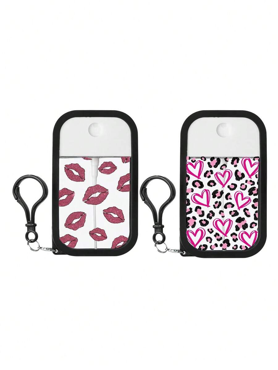 1pc 50ml Fragrance Spray Bottle, Essential Oil Spray Bottle, Alcohol Compartmentalized Bottle, Small Spray Pot, Fine Mist, Travel Portable Empty Bottle, Atomizing Makeup Remover Water, Special Portable With Hook, Can Be Hung On The Bag. - Multicolor - View 1