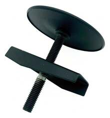 Tendencia2pz Tapón Cubre Taladros Negro Mate Fregadero De Acero InoxCalidad premium - 1 - Ver 2