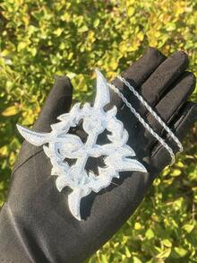 DUBSS 1 Piece Iced Out Necklace Pendant For Men 5A Cubic Zirconia Plated Hip Hop Jewelry - Flower Pendant - View 12