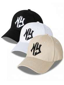 两顶刺绣男女通用情侣帽，适合春、夏、秋、冬四季户外休闲运动，节日礼物 - A - 查看 12