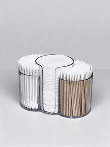 3-In-1 Bathroom Vanity Beauty Storage Box - Spherical Storage Box - Transparent Makeup Accessory Storage Box, Suitable For Storing Beauty Products, Wipes, Spherical Items, Dental Floss, Makeup Brushes, Etc.