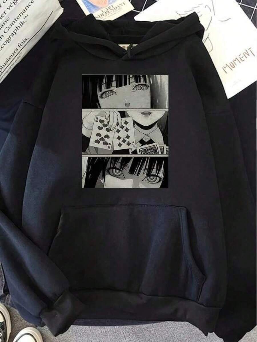 Men Outdoor Hoodies & Sweatshirts - Black - View 1