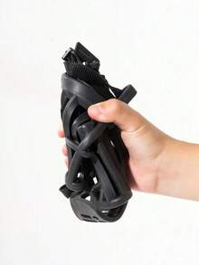 Breathable & Durable Dog Muzzle, Effectively Prevents Barking And Eating Garbage - Suitable For Medium To Large Dogs - Outdoor Anti-Bite, Anti-Harassment, Anti-Disturbance - Affordable, Multiple Sizes Available - Pet Muzzle, Convenient For Dogs To Drink Water - Black - View 5