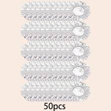 10/20/30/40/50pcs Reusable Aluminum Foil Food Covers, Suitable For Kitchen And Dining Table - Heat Insulation, Food Preservation For Picnic, Camping And Home Use, Reusable Food Packaging