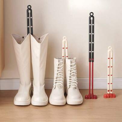 1pc Adjustable Boot Shaper, Suitable For Mid-Calf Boots, Universal For Leather Shoes, Prevents Wrinkles, Collapse And Deformation, Deodorizing, Shoe Accessory,Cute Stuff