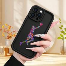 Funda de Teléfono con Impresión de Baloncesto Creativa y Colorida para iPhone 15 14 13 12 11 XS XR X 7 8 Plus Pro Max Mini - Colores mixtos - Ver 5