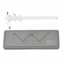 1pc Stainless Steel Vernier Caliper, Precision Measuring Tool For DIY Projects, Battery-Free - Silver - View 7