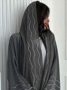 1pc Elegant Embroidered Scarf Hijab, Suitable For Women's Daily Wear - Multicolor - View 9