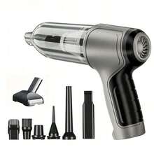Car Vacuum Portable Cordless, 2 In 1 Vacuum Cleaner&Air Duster, Handheld Vacuum Cordless With 2400mAh Battery, Deep Detailing Cleaning Kit Of Car Interior, With Multi-Nozzles For Car, Home, Office, Pet, Desk, Keyboards, Car Accessories - Wireless - View 12