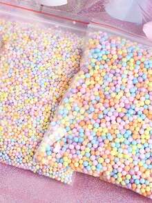 10/50g Solid Macaron Color Glass Seed Beads, Micro Beads For DIY Decorative Jewelry Making - Multicolor - View 11