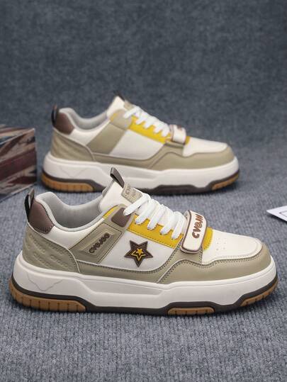 新款男鞋，舒适运动鞋，休闲一脚蹬鞋，百搭时尚运动鞋，适合工作、旅行、散步，字母拼接设计