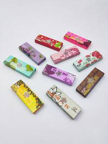 1/2/4 piezas Nuevos papeles de liar con aroma de combustión lenta (50 papeles de liar + 50 filtros por paquete), papeles de liar con sabor, papeles de cigarrillos enrollados, papeles de cigarrillos hechos a mano, papeles de liar con aroma a fruta, accesorios para fumar, suministros de tabaco, gran regalo para familiares y amigos, regalo de vacaciones, Navidad, San Valentín, Pascua, Acción de Gracias, Día del Padre, Día de la Madre, Año Nuevo, cumpleaños, fiesta - Multicolor - Ver 25