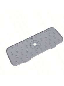 1pc Kitchen Sink Splash Guard, Silicone Faucet Mat, Sink Splash Cover, Faucet Splash Shield, Silicone Drip Tray Under Faucet, Keeps Kitchen And Bathroom Sink Area Dry - Multicolor - View 5