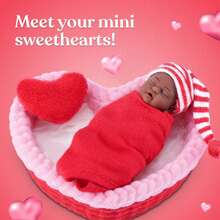 ZURU MY MINI Baby Sweet Hearts 1 包 - 收藏级神秘扭蛋娃娃，带配件和游戏套装，逼真迷你玩具，适合 3 岁及以上女孩（款式随机） - 彩色 - 查看 3