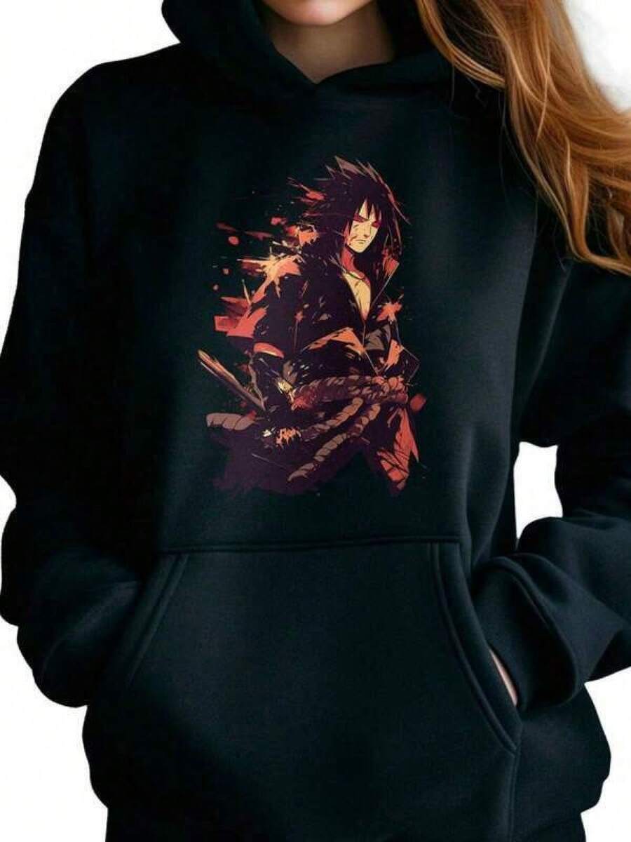 Men Outdoor Hoodies & Sweatshirts - Black - View 1