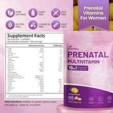 VivoNu 19-In-1 Prenatal Multivitamins, 100-Day Supply, 300 Softgels, Vitamins For Pre-Pregnancy And Postpartum, Lemon Flavor, Contains Folic Acid, Probiotics, Biotin, Zinc, Vitamins D3, K2, B6, B12, C, And More - 2 túi - Xem 8
