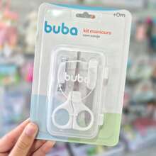 Buba Baby Hygiene Kit, Baby Care Items, Scissors, Brush, Comb, Nail Clippers - 白色 - 查看 1