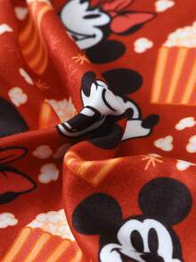 1pc Disney Cartoon Print Underwear-Soft-Comfortable, Letter Elastic Waistband, Casual Men's Underwear - Multicolor - View 3