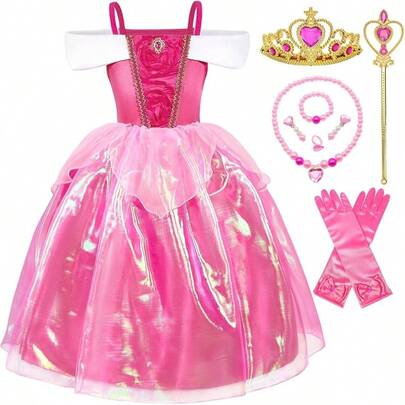 - Disfraz de princesa para nias, disfraz de de cumpleaos para nias