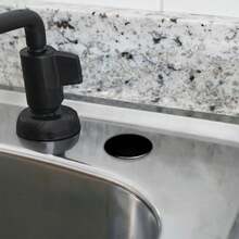 Tendencia2pz Tapón Cubre Taladros Negro Mate Fregadero De Acero InoxCalidad premium - 1 - Ver 6