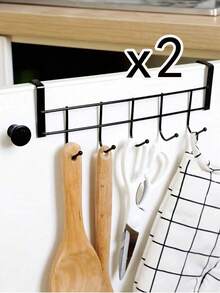 Wall-Mounted Cup Holder, Plastic Rack Can Be Installed Under Cabinet To Save Space, Used For Hanging Cups, Mugs, Utensils, Kitchen Storage Boxes And Organizers, Kitchen Accessories - Multicolor - View 11