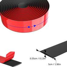 1条2米/78.74英寸地板过渡条，PVC封边条，通用地板过渡门槛条 - 彩色 - 查看 3