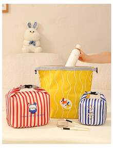 Bolsa de almacenamiento de viaje, cubo de embalaje de compresión portátil y manual, organizador de ropa y equipaje de gran capacidad, bolsa de aseo y maquillaje de viaje, decoración de habitación de maquillaje - Multicolor - Ver 11