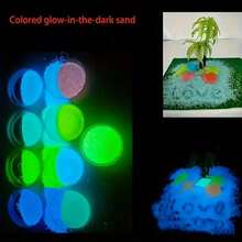 4500pcs/Bag Glow-In-The-Dark Gardening Sand, Miniature Fairy Decor, Aquarium Artificial Luminous Stones, Potted Plant Decor Stones, Potted Plants, Succulents, DIY Decoration - Multicolor - View 6