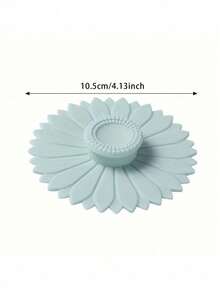 1pc Silicone Sunflower Shaped Dust Cover, Cup Accessories - Multicolor - View 5