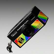 1080P Mini Keychain Camera - 0.96" HD Screen, 8MP Vintage SLR Design, 160° Wide Angle, Anti-Lost Strap, Rechargeable Portable DV Camera Suitable For Adults/Teens/Outdoor Travel - Multicolor - View 16