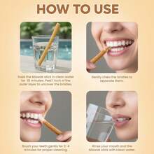 Home Times Misswack 牙签带支架 - 真空密封天然咀嚼棒，美白牙齿，呵护口腔健康，清新口气 | 旅行/居家/办公必备，不含氟，适合敏感牙齿，口腔护理工具 - 彩色 - 查看 9