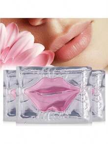 MOOYAM 20片粉色水晶唇膜贴，丰盈保湿，去角质滋润，滋养双唇，防止唇部干燥，丰唇，唇部护理，滋养双唇，抚平唇纹 - 粉色 - 查看 9
