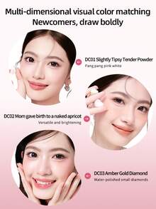 J.M.C.Y 二合一眼影高光双头彩妆笔，适合初学者和专业化妆师使用 - DC03 - 查看 6