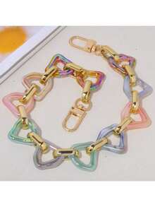 Acrylic Iridescent Multifunctional Phone Stand 1 Piece Compatible With Android And Most Smartphone,Gifts For Mother, Family, Friends, Kids, Birthday, Holiday Phone Chain - tam giác - Xem 5