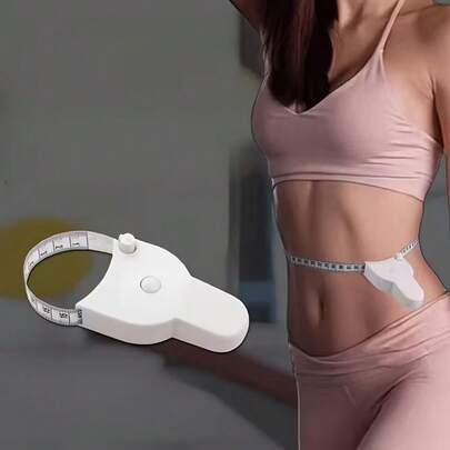 1pc Fitness Tape Measure, Portable Plastic Fitness Tape Measure Tool - Easy-To-Use Tool For Measuring Body Circumference, Clear Digits, Suitable For Arms, Legs, Head, Waist And Chest - Portable Soft Ruler For Students And Home Use, Great For Fitness, Sports, Gym Equipment, Growth Measurement, Sewing, Crafts, Sports Goods, Gym, Perfect Fitness Gear, Training Supplies, Yoga Accessories