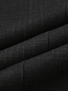 Tucano 男士时尚格子商务西装，采用缺角翻领和双排扣设计，修身剪裁，适合办公室会议、日常通勤，是精致商务休闲装扮的必备单品。 - 黑色 - 查看 2