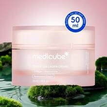 1瓶50毫升 Medicube 三重胶原蛋白霜 4.0 - 紧致、抗皱、提亮和修护。三重胶原蛋白 + 法国水解弹性蛋白 + 烟酰胺。滋养质地，深层补水，提亮肤色，紧致肌肤。适合初老及熟龄肌肤，早晚日常护肤。 - 三重膠原蛋白乳霜 4.0 50 ml - 查看 7