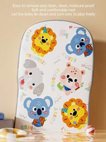 婴儿游戏垫 - 互动音乐钢琴软垫，婴儿游戏垫，婴儿钢琴垫，适合宝宝练习趴卧，婴儿健身垫和活动垫，婴儿钢琴健身垫，新生儿和幼儿游戏垫，早教活动健身架，音乐互动，易于安装，培养运动技能，可爱动物图案设计，理想的宝宝生日礼物 - 彩色 - 查看 11