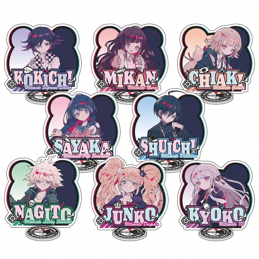 Giá đỡ mini acrylic 10cm, phụ kiện anime trang trí bàn làm việc sáng tạo, quà tặng lễ hội, sinh nhật, món quà hoàn hảo. - Nhiều màu - Xem 1