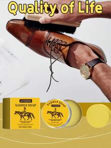 JAYSUING Leather Care Wax, Soft Waterproof Anti-Staining Saddle Boot Leather Surface Care Paste. Shoe Polish, Shoe Wax. Our Leather Care Wax Is Carefully Formulated With Mineral Oil, Mineral Grease, And Beeswax. Specially Designed To Gently Dissolve Dirt Without Wearing Down Leather Fibers., Shoe, Spring Summer Picks, Brides Maid Gifts, Room, Bedroom Decor, Bedroom Decor, Beach, Travel, For Men, For Women, Vacation - Multicolor - View 2