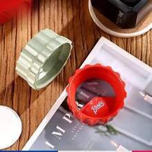 Dispensador de café Bincoo Moka, anti-polvo, válvula y doble, cafetera, accesorio especial, herramientas de café profesionales - Dispensador de polvo para engranajes, color rosa, tamaño pequeño, con 100 filtros de papel. - Ver 6